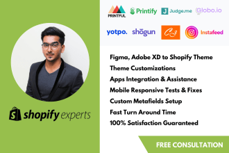 do shopify store changes and customization as an expert