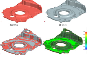 3d design and reverse engineer parts including stl to stp conversion