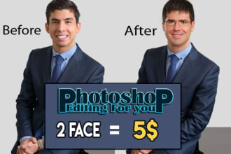 do a face swap with photoshop very quick