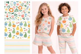 design seamless pattern prints for fashion and home decor