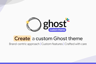 develop a brand new custom ghost cms blog theme