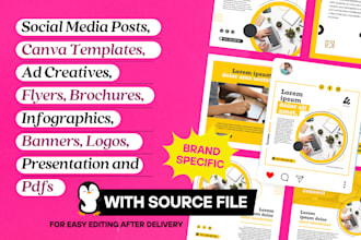 design social media posts and canva templates