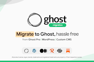 migrate content from wordpress, medium, and more to ghost cms blog