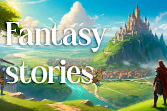 write fantasy and medieval stories for you