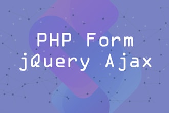 create php form using ajax jquery