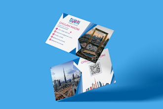 design custom business cards with qr code