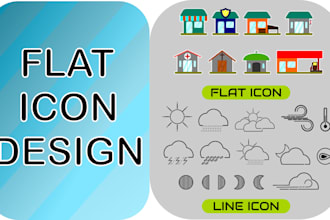 create flat icon in a day