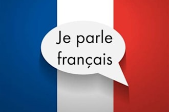 give you private french lessons, native french