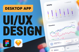create an UI design for your desktop app