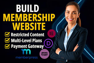 create membership website or subscription website with memberpress