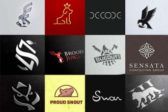design stylish clean unique corporate brand  logo