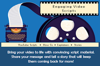 write a powerful, engaging video script for voiceover