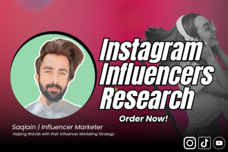 find instagram influencer for your niche