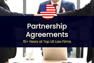 create partnership agreements and contracts
