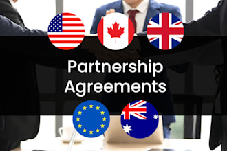 create partnership agreements and contracts