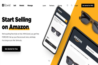 install, build ecwid ecommerce website