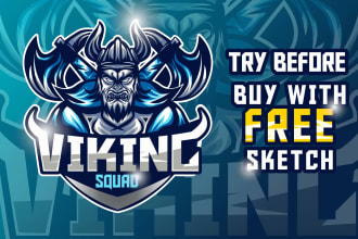 design premium mascot esport gaming logo