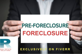 provide preforeclosure and foreclosure leads in your county