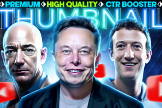 design premium youtube thumbnail in 2 hours