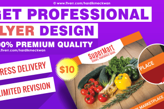 design creative flyer, postcard or doorhanger
