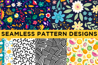 make multiple seamless clothing design pattern