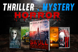 design stunning horror book cover art book design or ebook