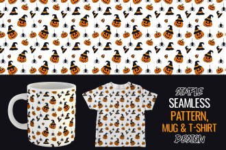create pattern design for t shirt and mug