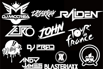 do dope music, dj, band, artist or musician logo