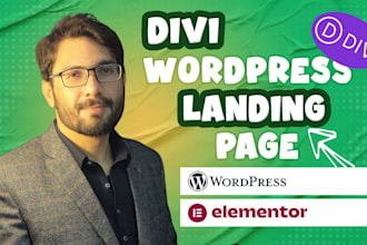 create a highly converting wordpress landing page or divi landing page
