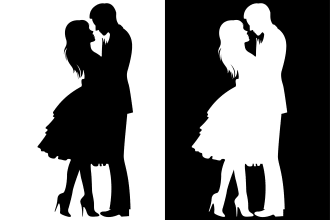 make awesome professional silhouette in 4 hours