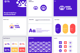 create brand identity, brand guidelines and brand book