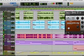 produce audio for radio, TV and internet