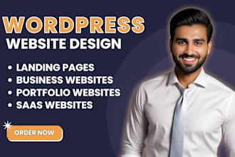 design or redesign wordpress business website and wordpress website development