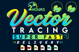 redraw, convert jpg,png logo or image to ai,svg,pdf vector