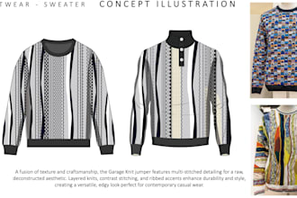 do loungewear design, knitwear or sweater design