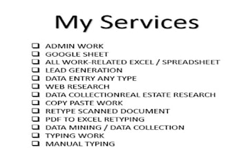 do presentation,transition data entry resume writing