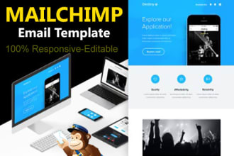 design responsive mailchimp email template