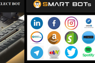 automate website and develop bots and web scraper