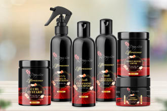 design beauty skincare oil cosmetic logo label packaging