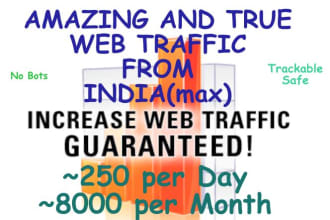 brought a traffic to your website,apps and promote your product from india
