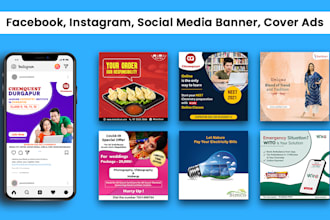 design facebook ads, instagram, creative google ads, banner