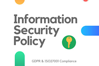 create information security policy for your company