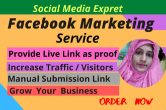 promote any business in usa, australia, canada by facebook marketing