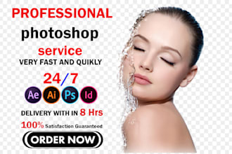 do professional photoshop editing and logo design