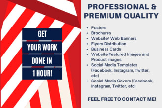 be your designer for editable flyer distribution on social media accounts