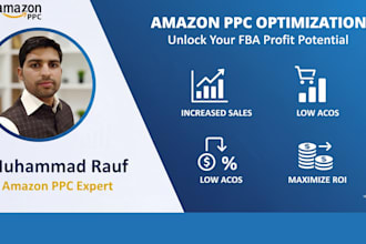 setup, manage, and optimize amazon PPC to maximize sales and lower acos