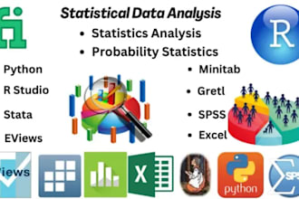 do regression or statistics analysis in 24 hours