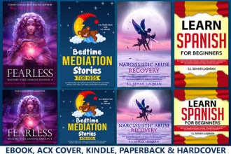 create audiobook acx cover and kindle for you