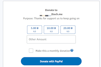 create your donation button