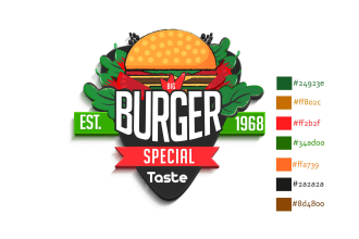 do impressive food logo for restaurants bakery, cafes